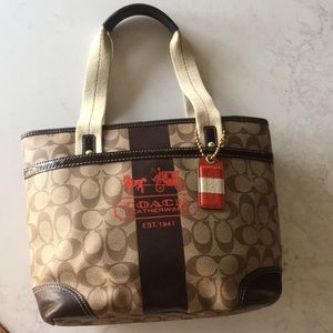 Authentic Coach signature bag